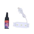 thumbnail image 1 of Kit de resina UV Lámpara de curado Juego de pegamento UV de 25 g para hacer joyas Fundas de teléfono Fabricación de manualidades para principiantes Etiqueta roja, 1 of 10