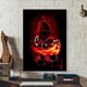 thumbnail image 1 of Cuadro Decorativo Mario Neon Rojo Canvas Listo Para Colgar 50x75cm Jungle Art Impresion Tela Arte, 1 of 6