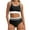 Black, variant on Plus Size High Waisted Tankini Womens Swimsuits Two Piece Boho Swimsuit Tankini Swimsuits 2 Piece Swimsuit Sale 9.99 Women