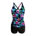 thumbnail image 5 of Women Tankini Swimsuits with Shorts - Two Piece Tummy Control Bathing Suits Top with Two Pockets Bottom Swimwear, 5 of 5