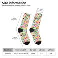 thumbnail image 2 of Balery Travel Calcetas Largas con Estampado para Hombre y Mujer – Suaves y Transpirables, Talla Única (US 5-11), 2 of 6