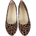 thumbnail image 1 of WORGEOUS Zapatos de leopardo de moda zapatos de tacón plano Ocio para mujeres damas (leopardo de color caqui, talla 40), 1 of 8