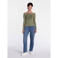 thumbnail image 2 of Peanuts Women's Halloween Graphic Tee with Long Sleeves, Sizes XXS-XXL, 2 of 5