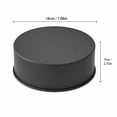 thumbnail image 3 of JuDWoC Deep Cheesecake Silicone Mold Single Cavity Large Mousse Pan 7 Inch Food Grade Non Stick Biscuit Baking Tray Reusable Heavy Duty Dessert Form for Soap Candy Chocolate, 3 of 9