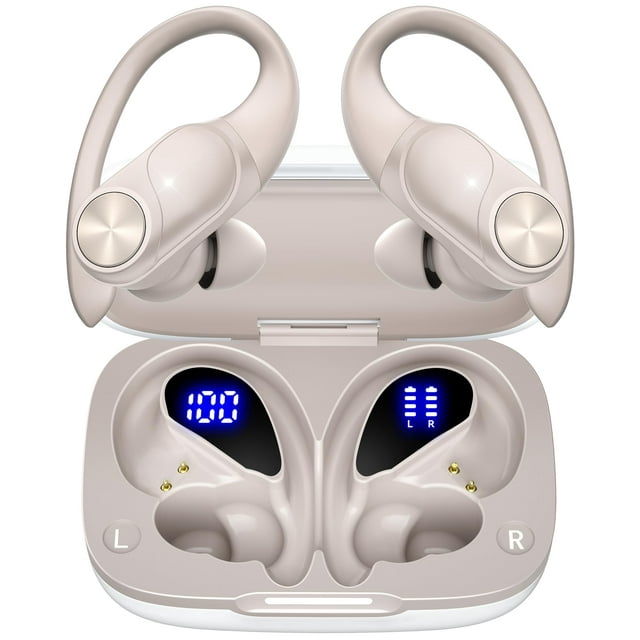 Auriculares Bluetooth PocBuds de 80 horas de reproducción con carga inalámbrica