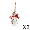 thumbnail image 1 of 2 Adornos Para árbol De Navidad, Regalos De Fiesta, Adorables Para Dormitorio, Fiesta, Patio, Muñeco De Nieve, 1 of 8