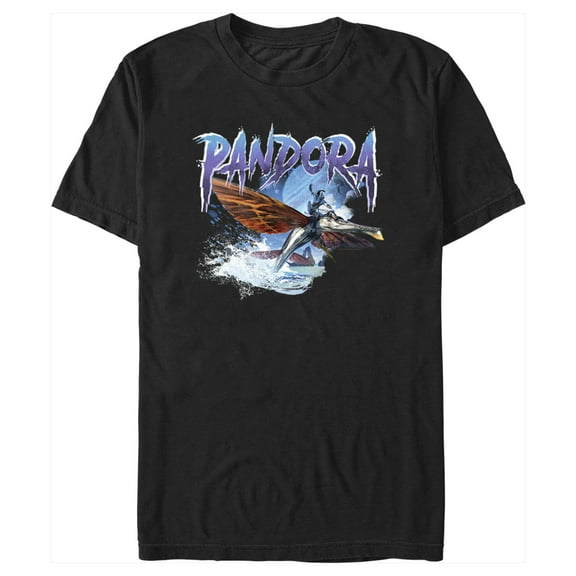 Men's Avatar: The Way of Water Retro Tulkun Logo Graphic Tee Black X Large