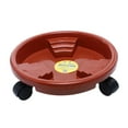 thumbnail image 4 of HINTRMENT 1Pcs Aesthetic Design Planter Base with Wheels for Home Items 11.2X11.2X3.5In, 4 of 7