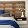 thumbnail image 4 of Modway Render Modern Wood Twin Headboard and Nightstands in Walnut, 4 of 8