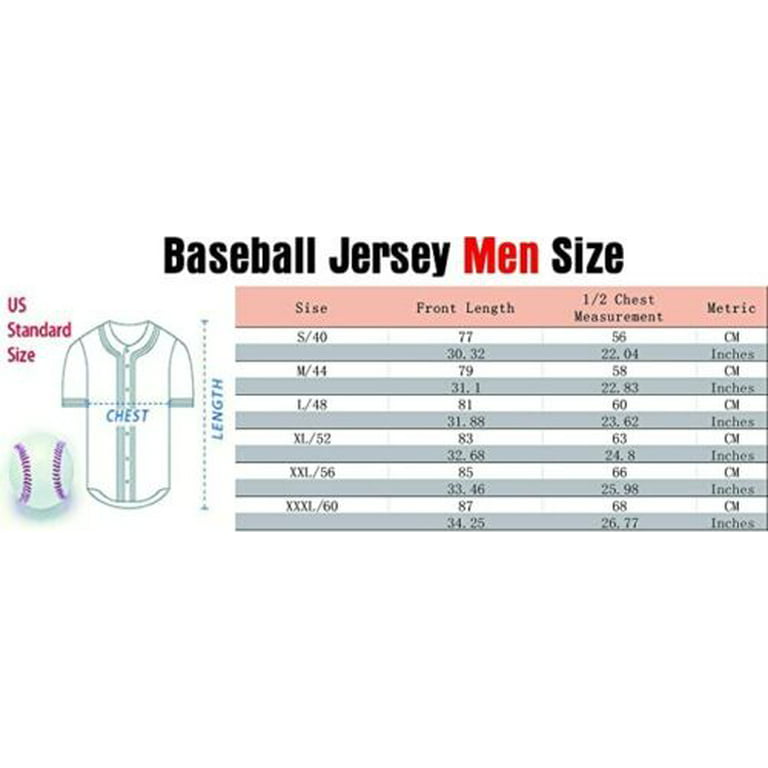 MLB Jersey Size Chart - oggsync.com