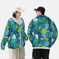 thumbnail image 4 of Lsque Shark And Leaves UPF 50+ Lightweight Sun Protection Men's Women's Long Sleeve Shirt, Hoodie Performance -Large, 4 of 9