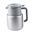 thumbnail image 4 of Tetera Gris Con Almohadilla Base Antideslizante Jarra Termo Para Reuniones Al Aire Libre Domésticas, 4 of 8