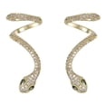 thumbnail image 1 of Finos Aretes Víbora Con Swarovski Trepadores Oro 14k Lam dorado Unitalla, 1 of 6