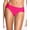 Pink, variant on RACHEL RACHEL ROY Women's Pink Stretch Ruched-Side Lined Moderate Coverage Bikini Swimsuit Bottom XL