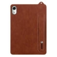 thumbnail image 2 of Case with Stand for iPad Mini 7 2024 (A17 Pro) & Mini 6 2021 (A2567, A2568, A2569) - Durable PU Leather Cover with Auto Sleep Wake, Card Slot, Hand Strap Feature For iPad mini6/mini7,Brown, 2 of 5