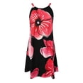 thumbnail image 5 of Vestido de verano para mujer, estampado, sin mangas, con escote redondo, sexy, informal, fluido, para la playa Fridja  hjkh1681, 5 of 5