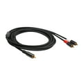 thumbnail image 4 of Dual Audio Cable Aluminum Alloy Y Adapter Connector Extension Cor for Mixer, Amplifier, Sound Card, Active Speaker, 4 of 7