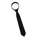 thumbnail image 1 of Corbata de punto lisa de moda para hombre, informal, estrecha, ajustada, negra Negro, 1 of 6