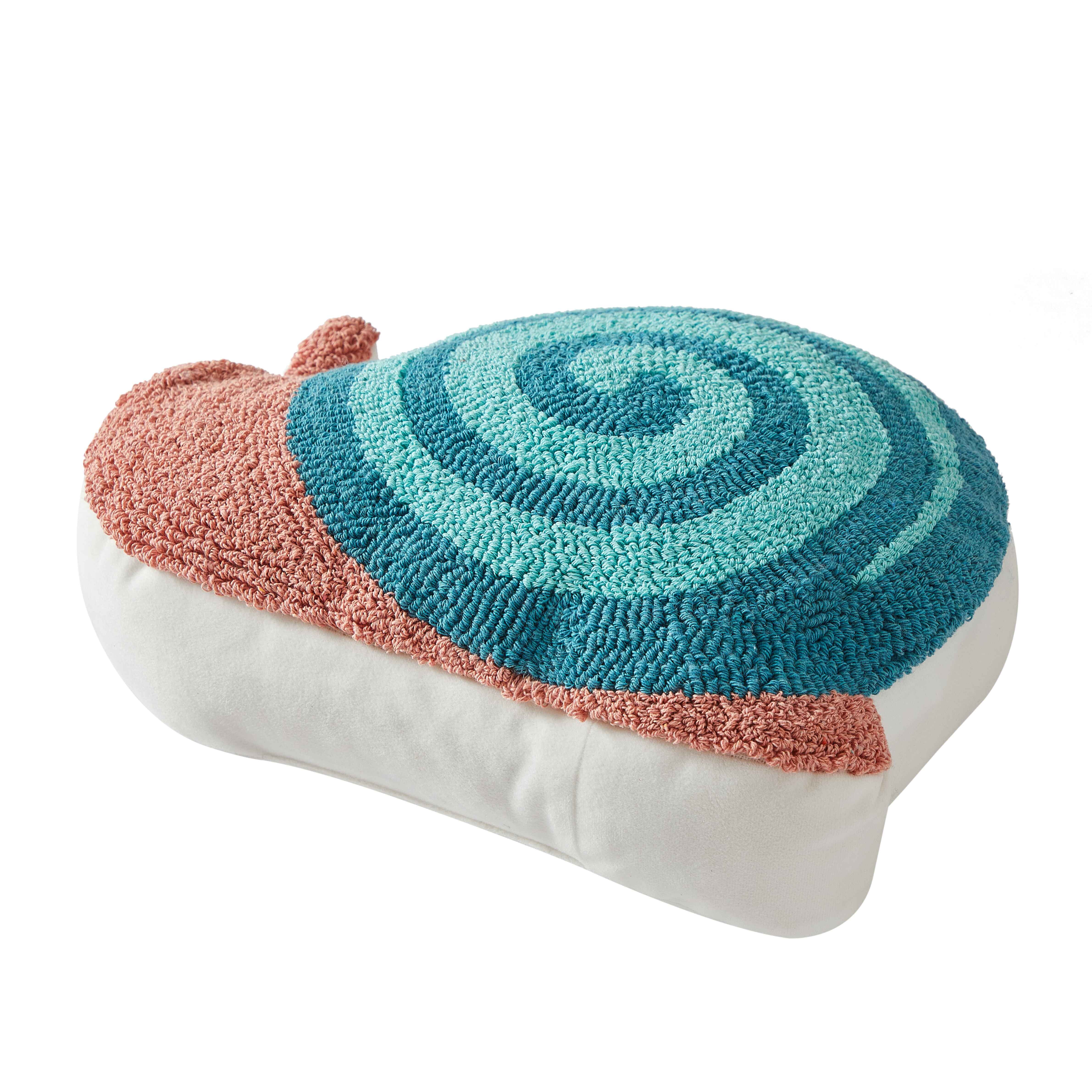 Mainstays Snail Shaped Decorative Throw Pillow for Teens and Adults, 16 in x 12.5 in