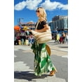 thumbnail image 2 of Women's Striped Woven Jute Beach Tote Bag with Double Handle, 2 of 4