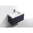 thumbnail image 6 of Kubebath Bliss 40" Blue  Wall Mount Modern Bathroom Vanity, 6 of 6