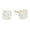 Yellow Gold / 14K, variant on 2/3 Carat Solitaire Diamond Stud Earrings Round Brilliant Shape 4 Prong Screw Back (I-J Color, I2 Clarity) 14K Yellow Gold