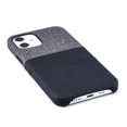 thumbnail image 3 of Dockem iPhone 12 / 12 Pro Luxe M2 Wallet Case; Built-in Metal Plate, 2 Card Slots, Black/Grey, 3 of 9