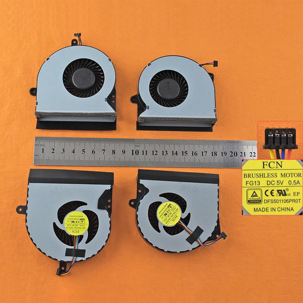 Wzmzjy 2pcs CPU Cooler Laptop Cooler Notebook Cooler Replacement Parts For ASUS G751