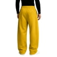 thumbnail image 5 of Evdexr Men's Sweatpants Straight Leg Baggy Sweats 2026 Workout Lounge Wide Leg Trousers Drawstring Breathable Loose Fit Athletic Pants with Pockets 3XL, 5 of 7