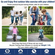 Bike Training Wheels for 12 14 16 18 20 Inch, Training Wheels for Kids Bike is Heavy Duty, Bicycle Training Wheel is Suitable Single Speed Bike