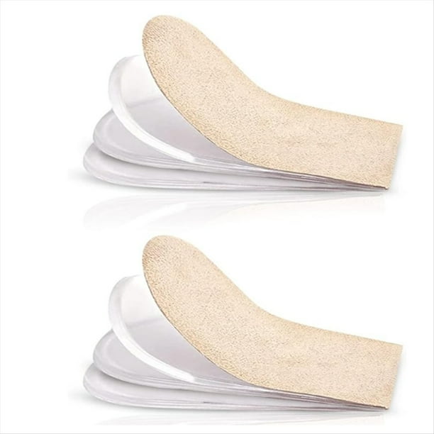 Plantillas Ajustables para Aumentar la , Inserciones de Gel de 3 para Levantar el Talón para Discrepancia en la Longitud de las Piernas, Tendinitis de Aquiles