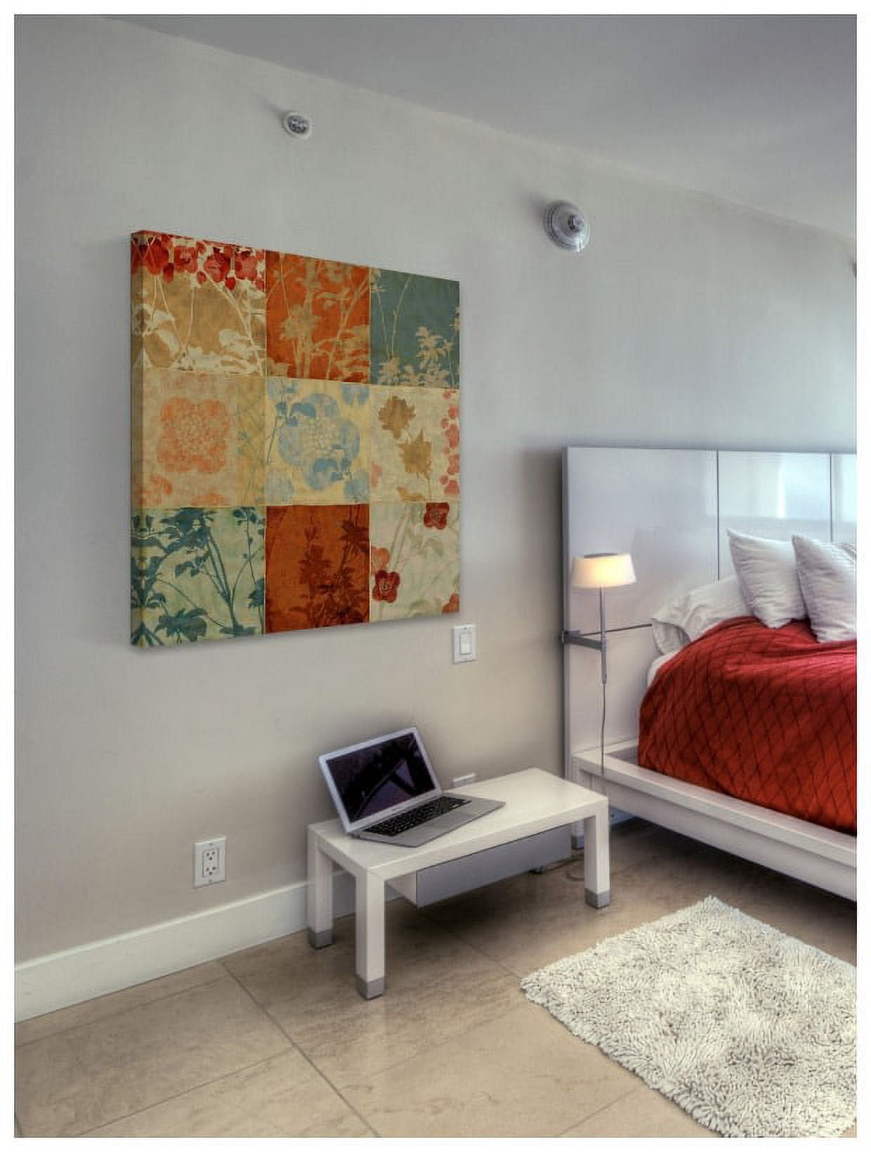"Nine Branches - Gold" Painting Print on Wrapped Canvas