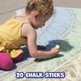 thumbnail image 4 of Tiza jumbo para acera READY 2 LEARN, 20 piezas, 9 colores, lavable, 4 of 8