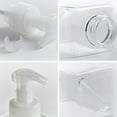 thumbnail image 2 of OUNONA Set of 2 Empty Foaming Soap Dispenser Bottles, 650ml Transparent Press Pump for Liquid Soap, Hand Wash, and, 2 of 8