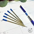 thumbnail image 3 of Garland Universal #1 Cross Compatible Ballpoint Pen Refill, USA Made, 1.0mm Medium Point, Smooth Writing, 5 Pack (Blue), 3 of 7