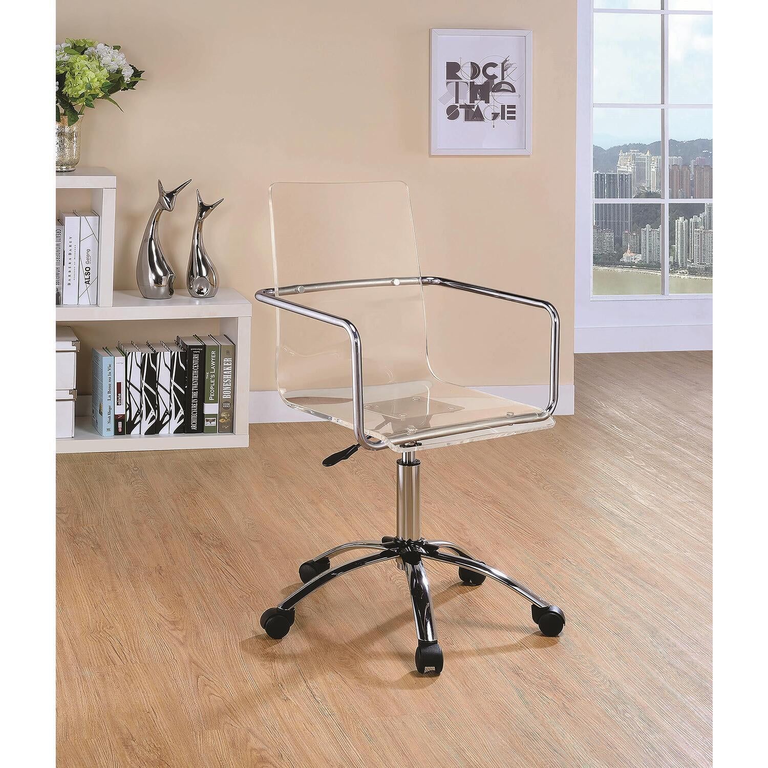 clear acrylic office chair - product