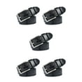 thumbnail image 1 of relayinert Classy And Durable PU Belt For Men Wear-resistant And Fine Workmanship Coffee Black 125cm 5Set, 1 of 6