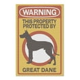thumbnail image 2 of Great Dane, Warning (19x27 inches, Premium 500 Piece Jigsaw Puzzle for Adults and Family, Made in USA), 2 of 4
