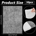 thumbnail image 2 of Non-Woven Fabric Polyamide Hot Melt Adhesive Film Tufting Double-Sided Adhesive Lining for DIY Clothing Sewing Accessories White 300x200mm, 2 of 5