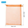 thumbnail image 2 of Uxcell Organza Bags, 50 Pcs 8.66x6.3 Inch Drawstring Mini Pouches for Party Wedding, Orange, 2 of 5