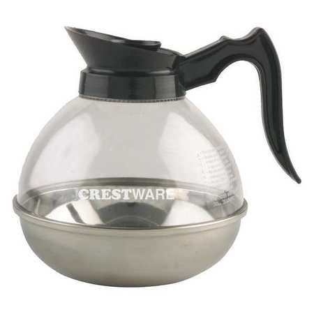 Black Coffee Decanter, 64 oz. Plastic 