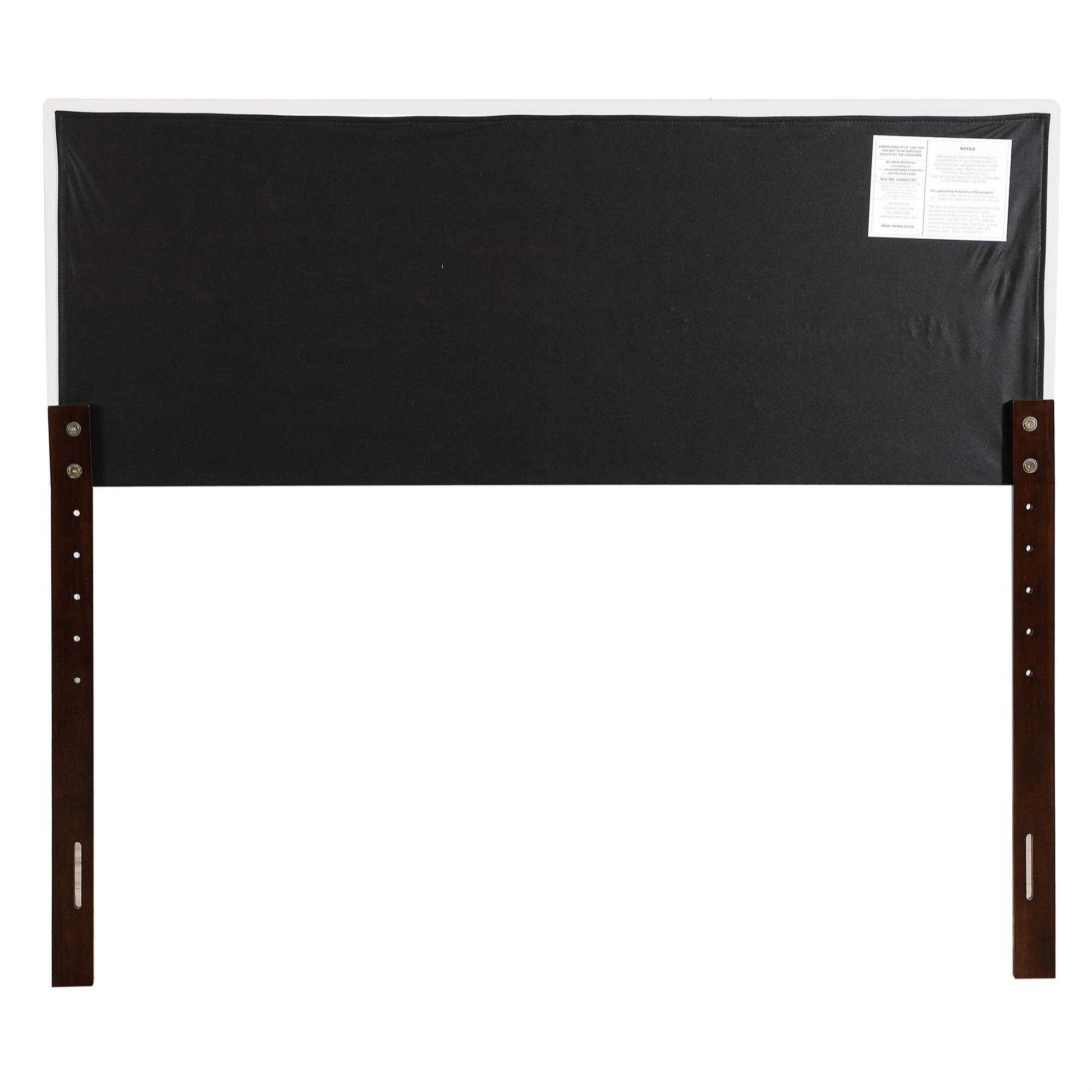 Passion Furniture PF-G0129-FHB Super Nova Upholstered Tufted Panel Headboard&#44; White - Full Size - image 3 of 5