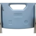 thumbnail image 3 of Bathroom Safety Shower Tub Aluminium Alloy Bath Chair Seat Bench with Removable Back Blue, 3 of 12