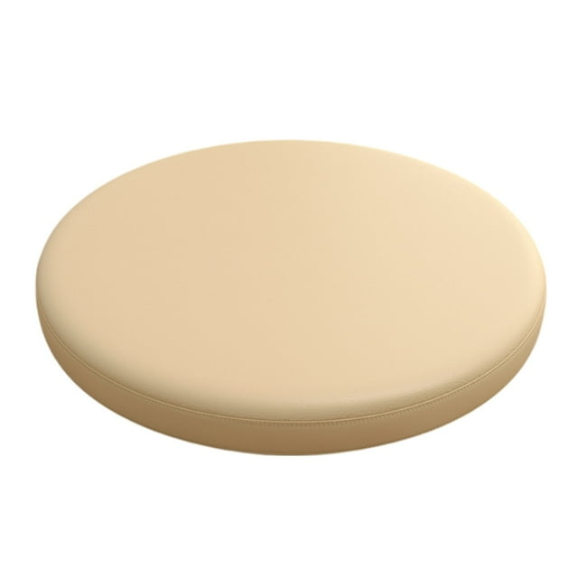 35x35cm Round Leather Dining Chair Cushion Bar Stool Pad Memory Foam Floor Soft Seat Cover