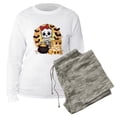 thumbnail image 5 of CafePress - Too Cute Spook - Women's Long Sleeve Relaxed Fit Cotton Light Pajama Set, 5 of 7
