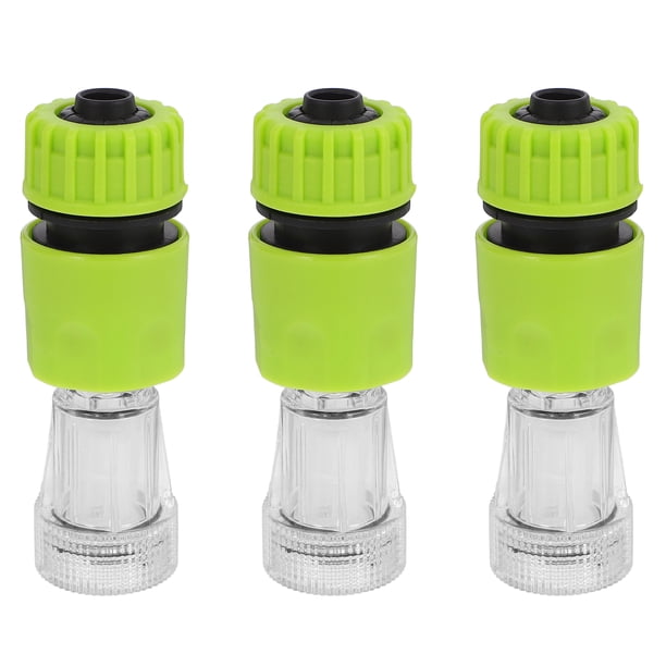Kit de conexión rápida para hidrolavadora de alta resistencia (3 unidades): incluye filtro de entrada de agua, conector y filtro de agua para hidrolavadora.