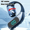 thumbnail image 4 of Earbuds Bluetooth, Hanging Ear In Business Sports Low Latency High Battery Intelligent Noise Reduction True Wireless 5.4 Bluetooth Openear Headphones Earphones for School, 4 of 5