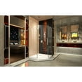 thumbnail image 2 of DreamLine Prism Lux 36 5/16 in. x 72 in. Fully Frameless Neo-Angle Hinged Shower Enclosure in Chrome, 2 of 10