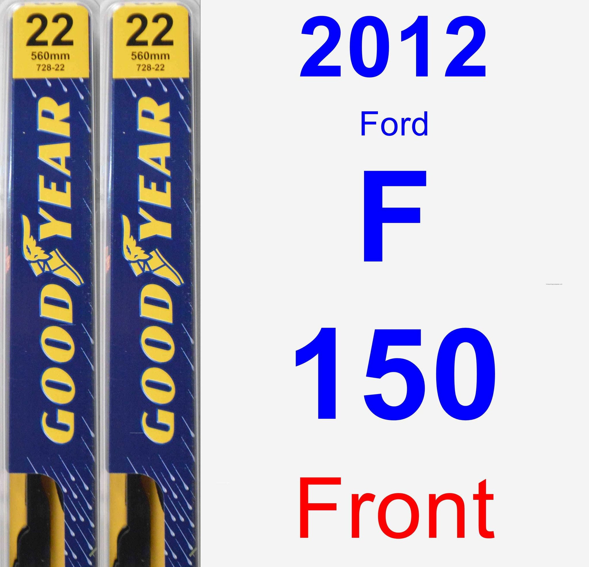 2012 Ford F-150 Wiper Blade Set/Kit 