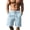 Light Blue#5038NN, variant on AHMOMEI Men Linen Shorts Elastic Waist Drawstring Men's Beach Shorts Wide Leg Mens Shorts Casual with Pockets Khaki XXXL